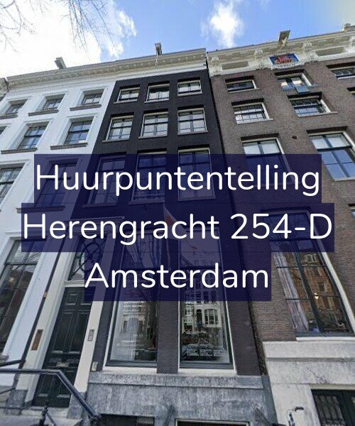 Foto gevel Huurpuntentelling voor Herengracht 254-D, Amsterdam