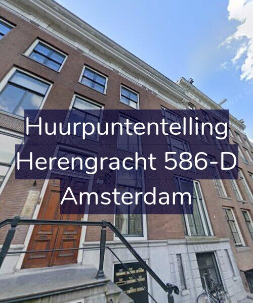 Foto gevel Huurpuntentelling voor Herengracht 586-D, Amsterdam