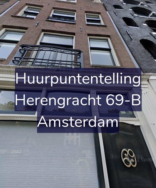 Foto gevel Huurpuntentelling voor Herengracht 69-B, Amsterdam