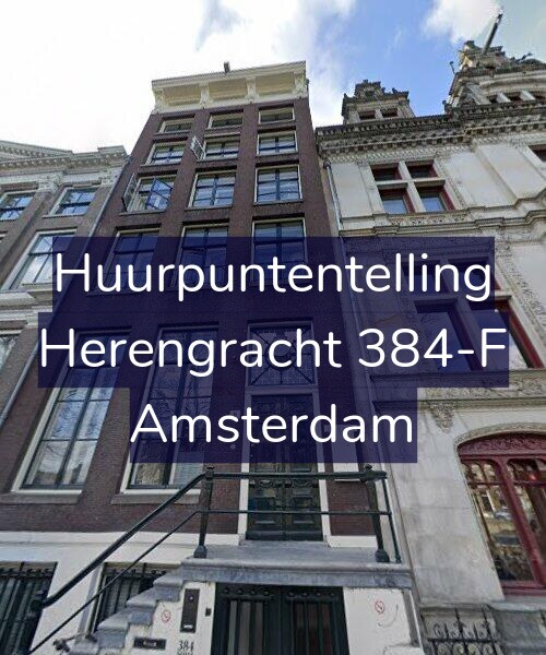 Foto gevel Huurpuntentelling voor Herengracht 384-F, Amsterdam