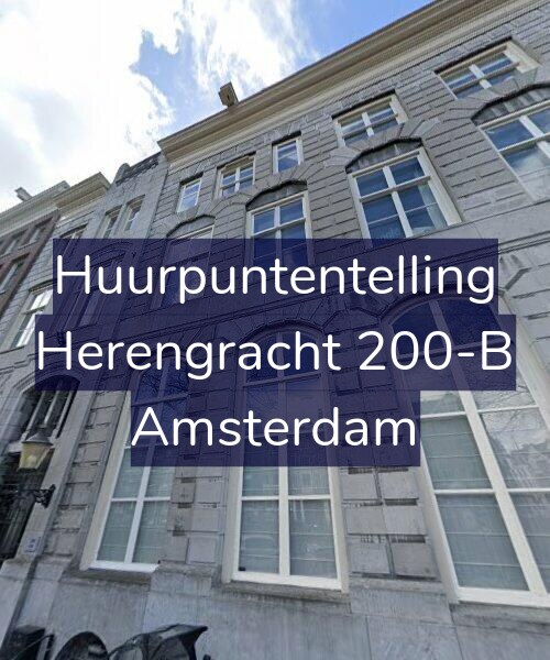 Foto gevel Huurpuntentelling voor Herengracht 200-B, Amsterdam