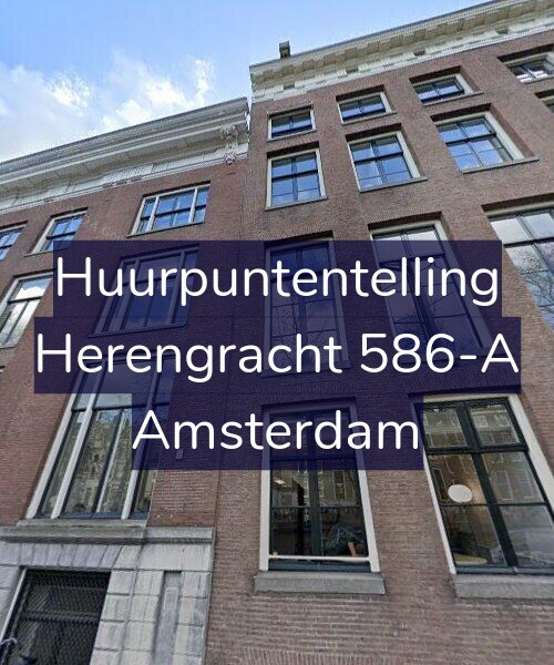 Foto gevel Huurpuntentelling voor Herengracht 586-A, Amsterdam