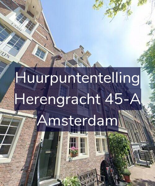 Foto gevel Huurpuntentelling voor Herengracht 45-A, Amsterdam