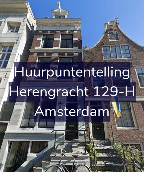 Foto gevel Huurpuntentelling voor Herengracht 129-H, Amsterdam