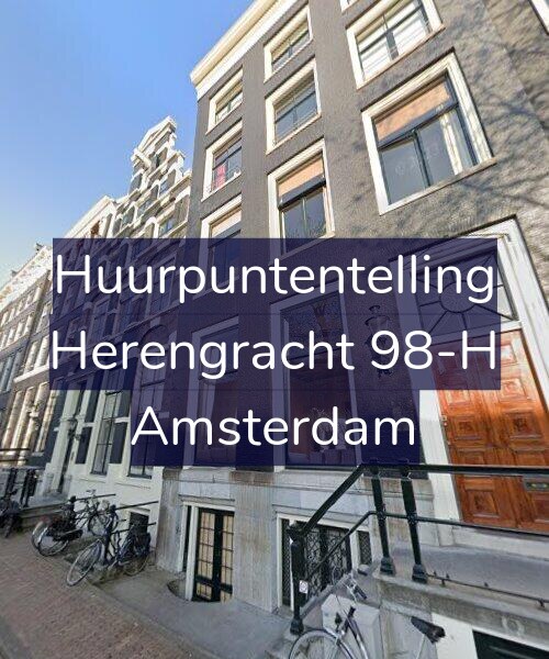 Foto gevel Huurpuntentelling voor Herengracht 98-H, Amsterdam
