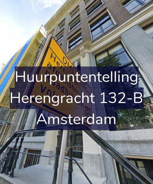 Foto gevel Huurpuntentelling voor Herengracht 132-B, Amsterdam