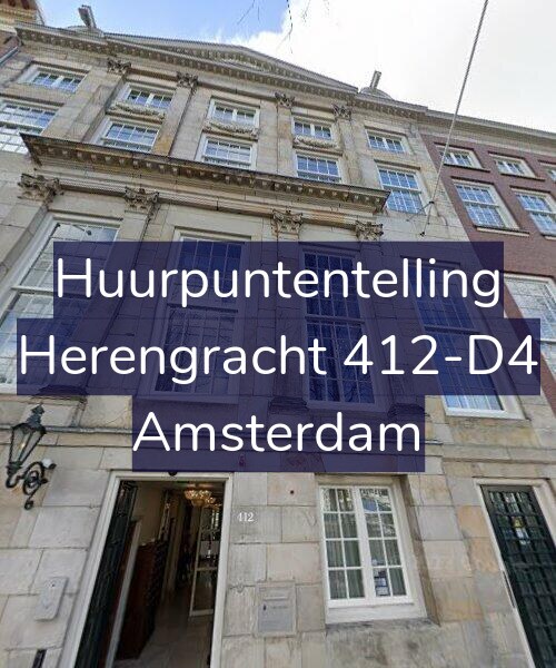 Foto gevel Huurpuntentelling voor Herengracht 412-D4, Amsterdam