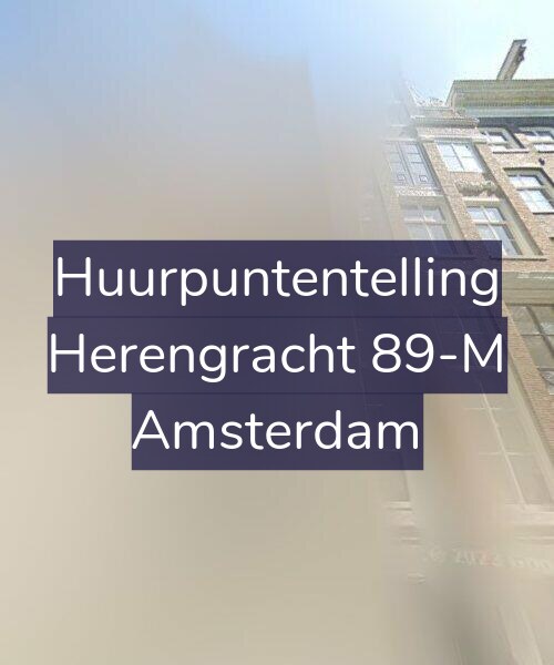 Foto gevel Huurpuntentelling voor Herengracht 89-M, Amsterdam