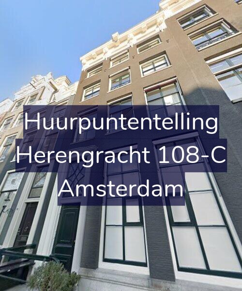 Foto gevel Huurpuntentelling voor Herengracht 108-C, Amsterdam