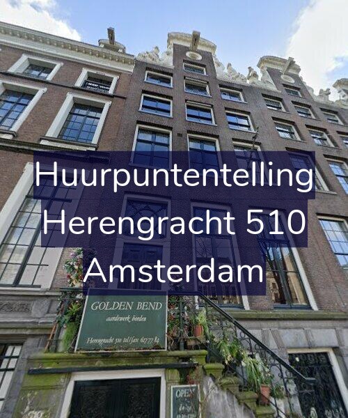 Foto gevel Huurpuntentelling voor Herengracht 510, Amsterdam