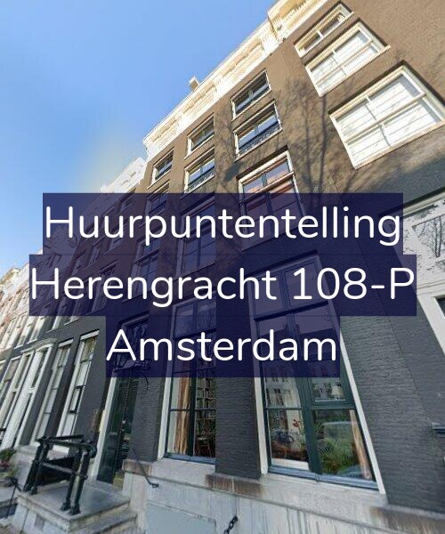 Foto gevel Huurpuntentelling voor Herengracht 108-P, Amsterdam