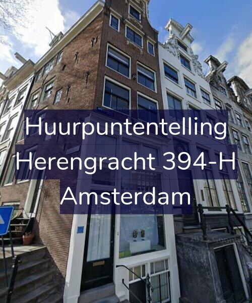 Foto gevel Huurpuntentelling voor Herengracht 394-H, Amsterdam
