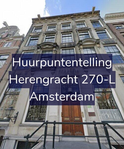 Foto gevel Huurpuntentelling voor Herengracht 270-L, Amsterdam