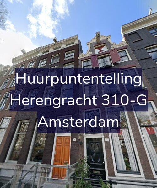 Foto gevel Huurpuntentelling voor Herengracht 310-G, Amsterdam