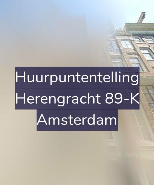 Foto gevel Huurpuntentelling voor Herengracht 89-K, Amsterdam