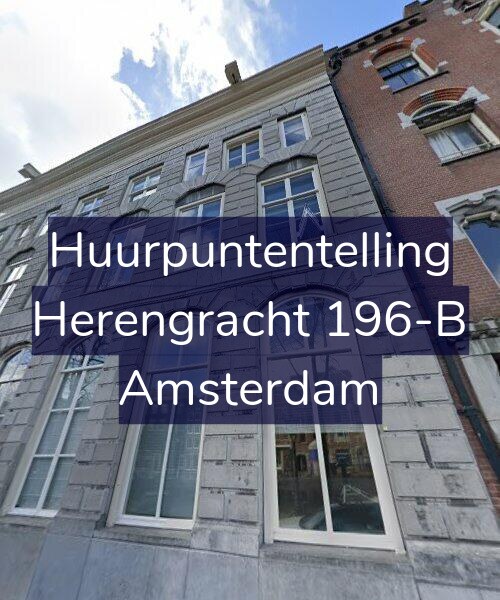 Foto gevel Huurpuntentelling voor Herengracht 196-B, Amsterdam