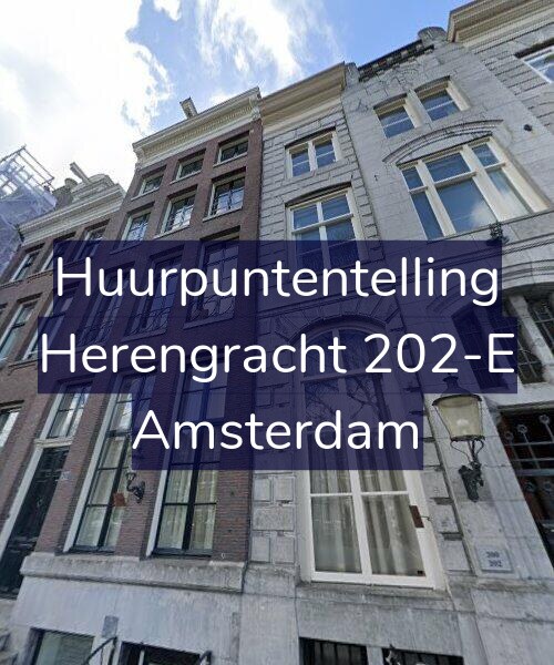 Foto gevel Huurpuntentelling voor Herengracht 202-E, Amsterdam
