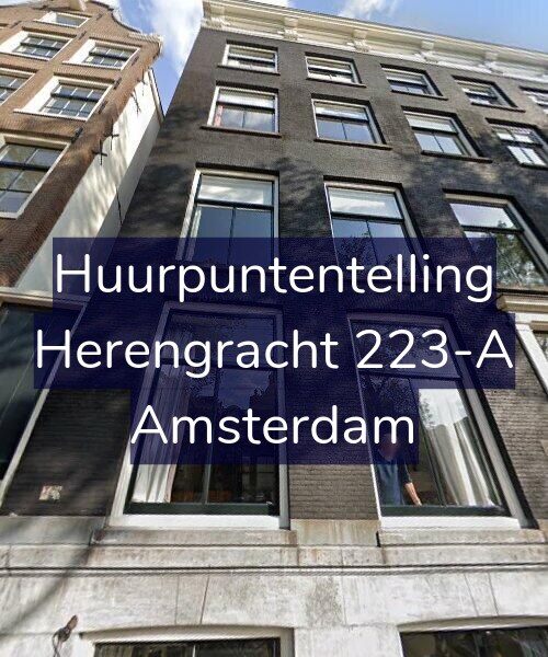 Foto gevel Huurpuntentelling voor Herengracht 223-A, Amsterdam