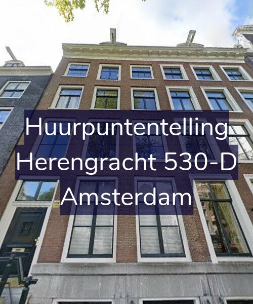 Foto gevel Huurpuntentelling voor Herengracht 530-D, Amsterdam