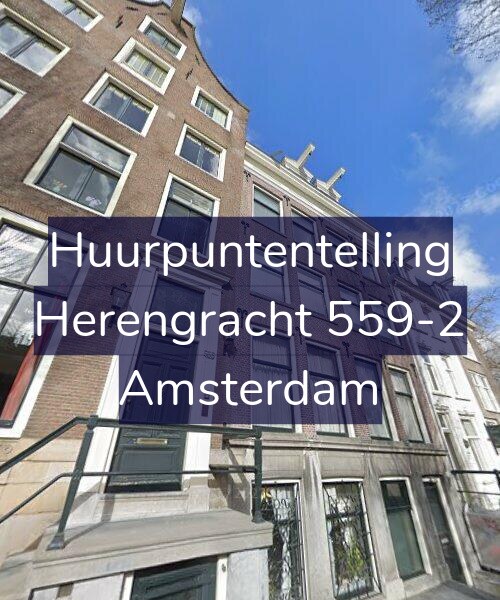 Foto gevel Huurpuntentelling voor Herengracht 559-2, Amsterdam