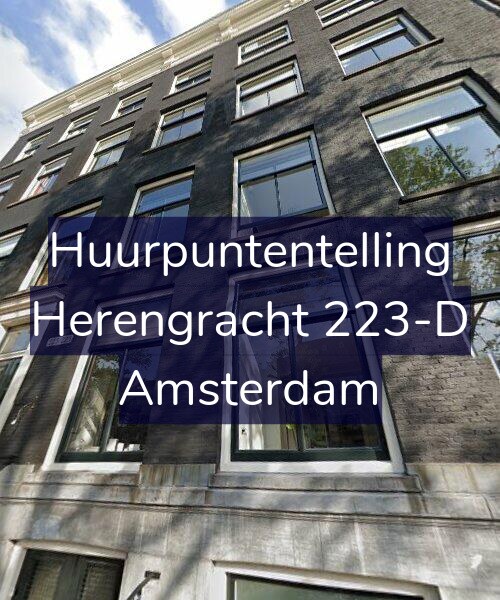 Foto gevel Huurpuntentelling voor Herengracht 223-D, Amsterdam