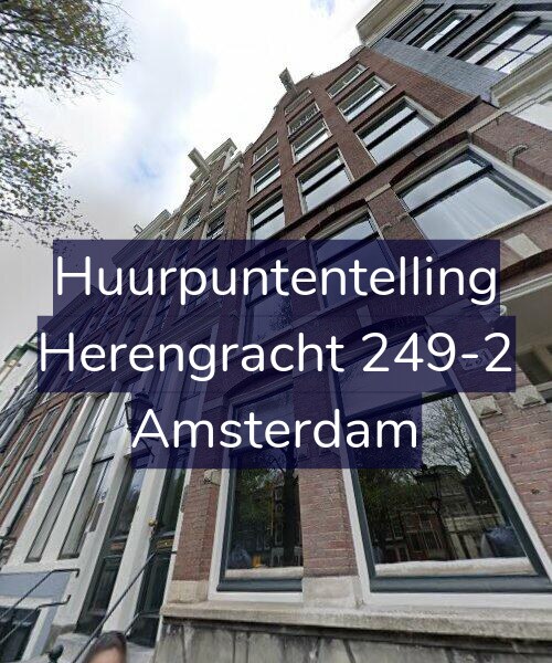 Foto gevel Huurpuntentelling voor Herengracht 249-2, Amsterdam