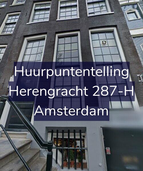 Foto gevel Huurpuntentelling voor Herengracht 287-H, Amsterdam