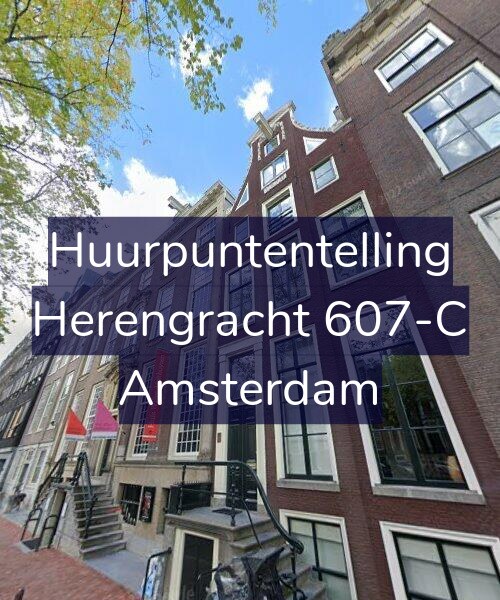 Foto gevel Huurpuntentelling voor Herengracht 607-C, Amsterdam