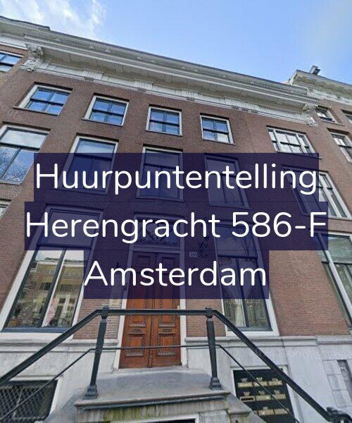 Foto gevel Huurpuntentelling voor Herengracht 586-F, Amsterdam