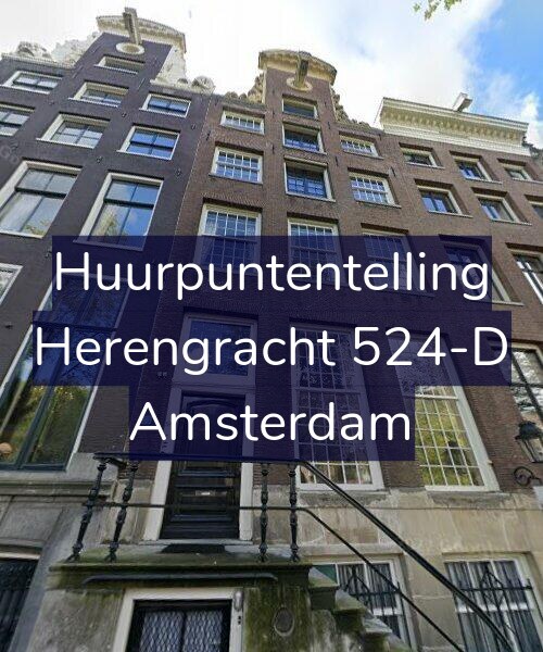 Foto gevel Huurpuntentelling voor Herengracht 524-D, Amsterdam