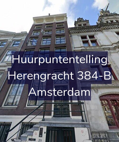 Foto gevel Huurpuntentelling voor Herengracht 384-B, Amsterdam