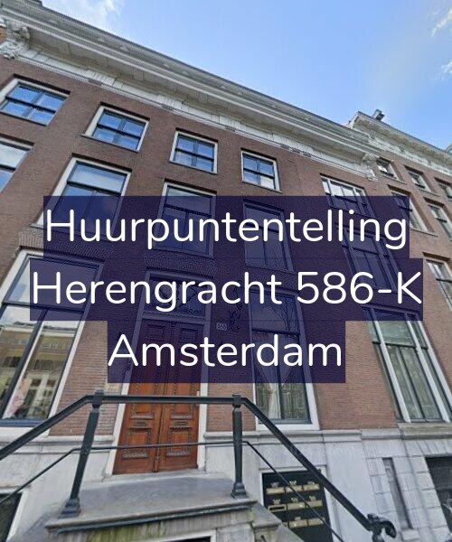Foto gevel Huurpuntentelling voor Herengracht 586-K, Amsterdam