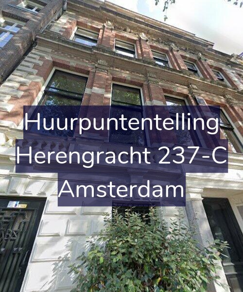 Foto gevel Huurpuntentelling voor Herengracht 237-C, Amsterdam