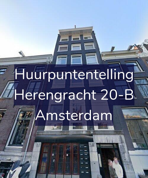 Foto gevel Huurpuntentelling voor Herengracht 20-B, Amsterdam