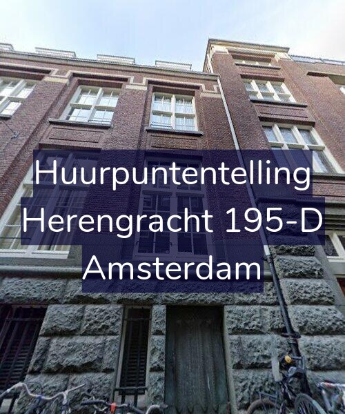 Foto gevel Huurpuntentelling voor Herengracht 195-D, Amsterdam