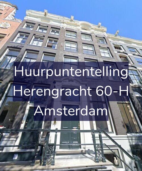 Foto gevel Huurpuntentelling voor Herengracht 60-H, Amsterdam