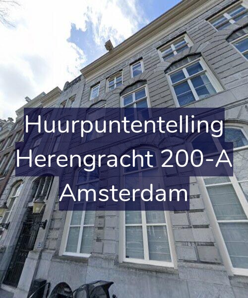 Foto gevel Huurpuntentelling voor Herengracht 200-A, Amsterdam