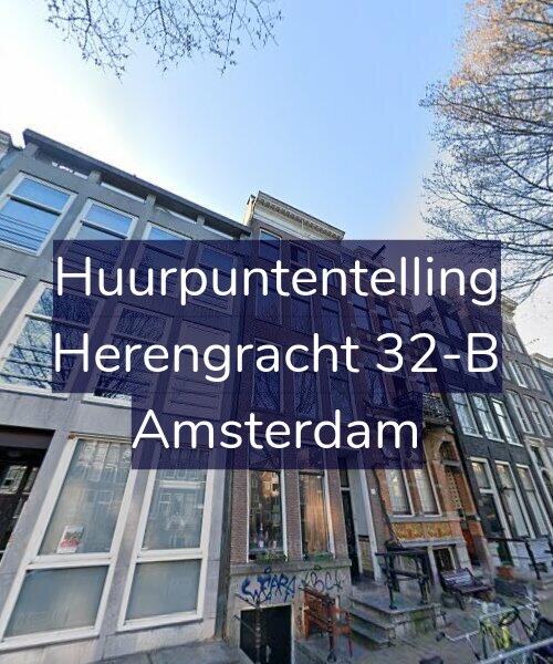 Foto gevel Huurpuntentelling voor Herengracht 32-B, Amsterdam