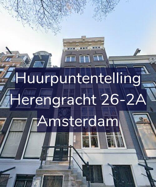 Foto gevel Huurpuntentelling voor Herengracht 26-2A, Amsterdam