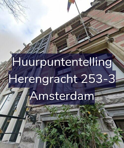 Foto gevel Huurpuntentelling voor Herengracht 253-3, Amsterdam