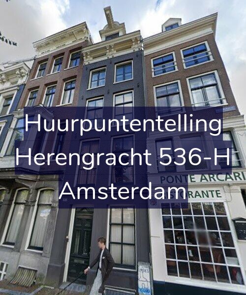 Foto gevel Huurpuntentelling voor Herengracht 536-H, Amsterdam