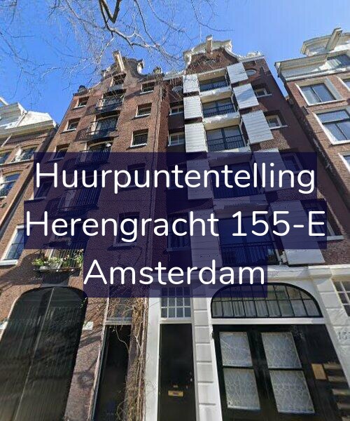 Foto gevel Huurpuntentelling voor Herengracht 155-E, Amsterdam