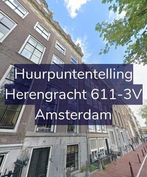 Foto gevel Huurpuntentelling voor Herengracht 611-3V, Amsterdam