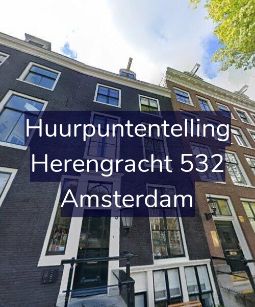 Foto gevel Huurpuntentelling voor Herengracht 532, Amsterdam
