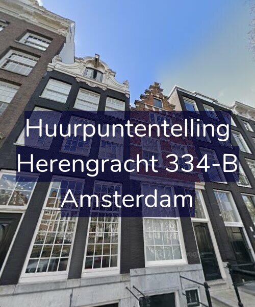 Foto gevel Huurpuntentelling voor Herengracht 334-B, Amsterdam