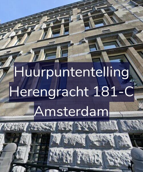 Foto gevel Huurpuntentelling voor Herengracht 181-C, Amsterdam