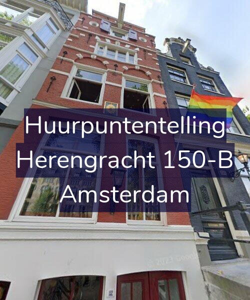 Foto gevel Huurpuntentelling voor Herengracht 150-B, Amsterdam