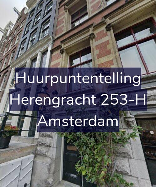 Foto gevel Huurpuntentelling voor Herengracht 253-H, Amsterdam