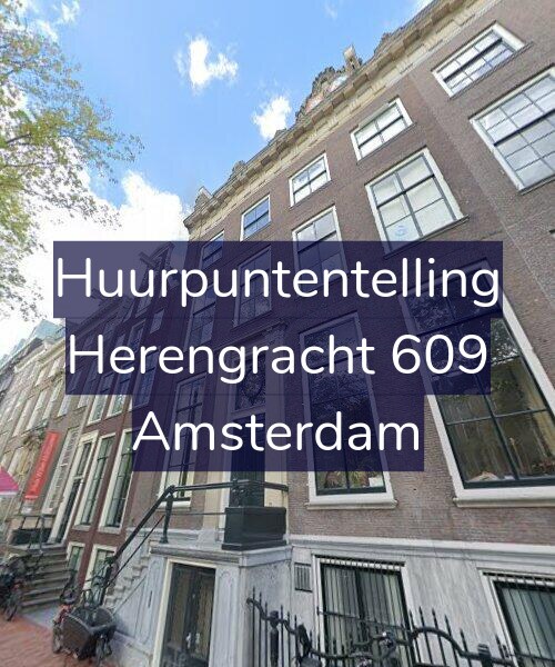 Foto gevel Huurpuntentelling voor Herengracht 609, Amsterdam