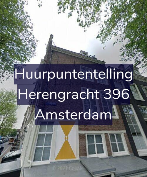 Foto gevel Huurpuntentelling voor Herengracht 396, Amsterdam